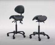 Master, Berkeley Ergonomic Swivel Split Seat Style Saddle Stool