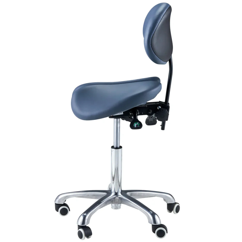 Master, Berkeley Ergonomic Swivel Split Seat Style Saddle Stool