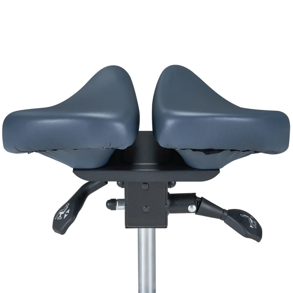 Master, Berkeley Ergonomic Swivel Split Seat Style Saddle Stool