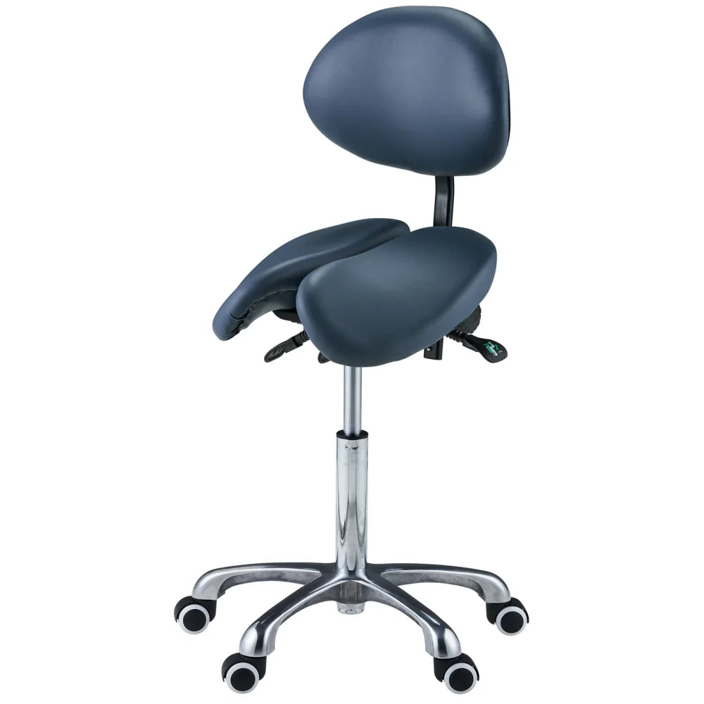 Master, Berkeley Ergonomic Swivel Split Seat Style Saddle Stool