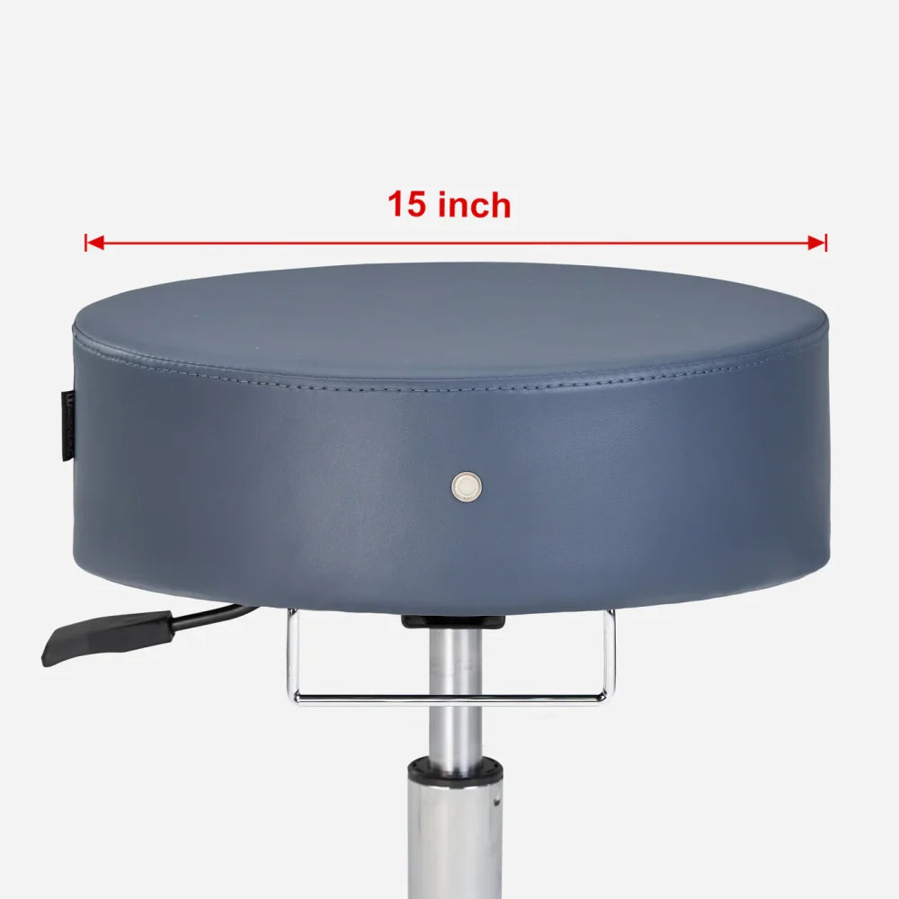 The Glider Adjustable Stool with Hair-free Casters