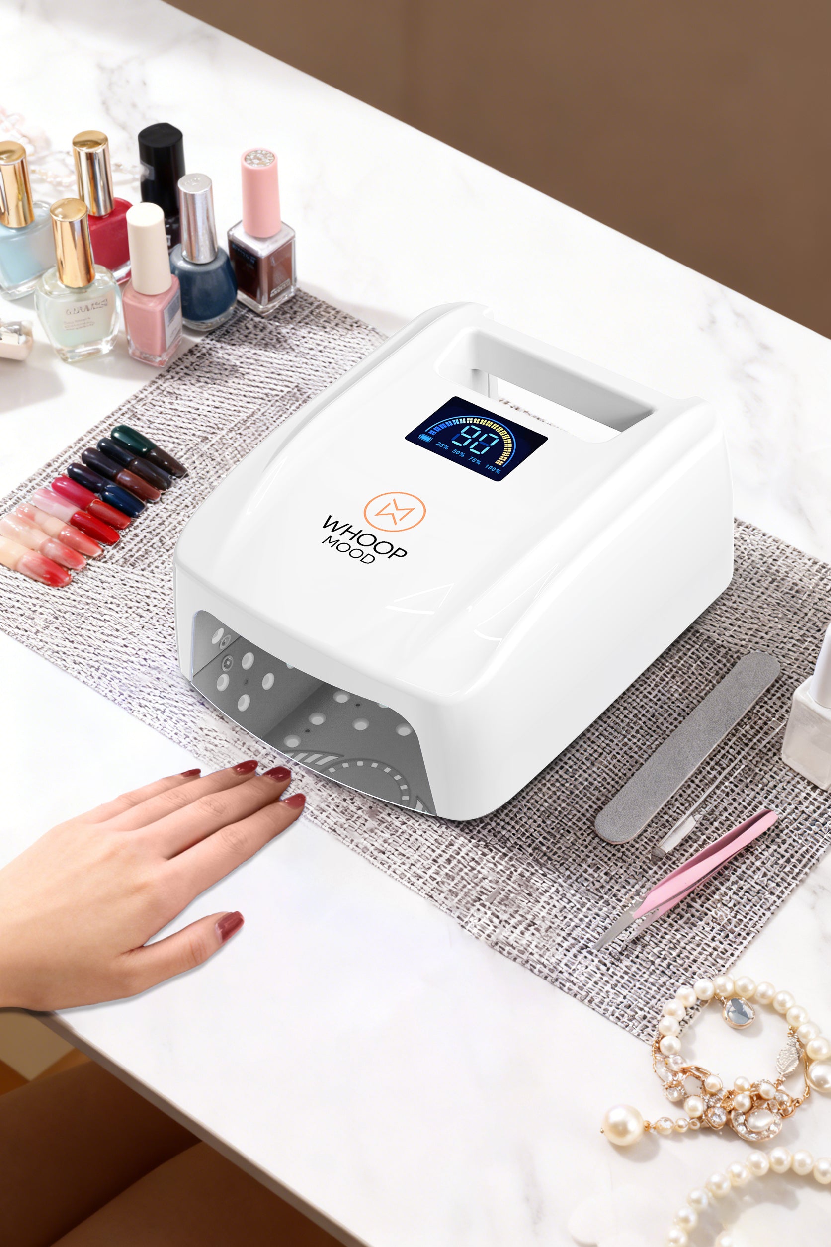 Pro UV & LED Nail Lamp White