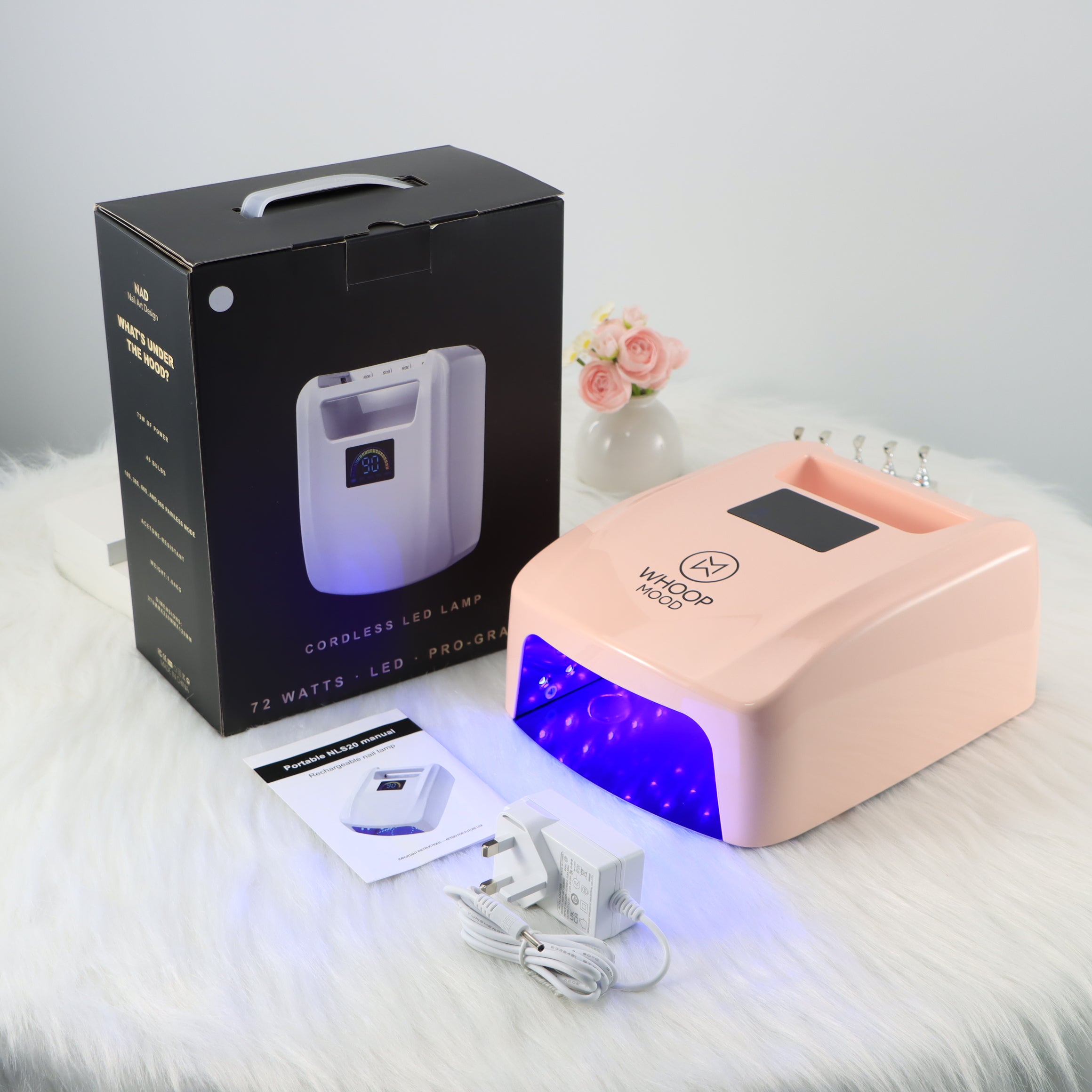 Pro UV & LED Nail Lamp Pink
