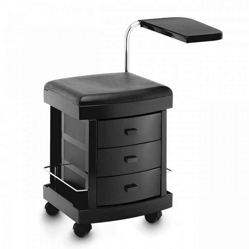 Mani Master-E Manicure-Pedicure Stool Trolley on Wheels