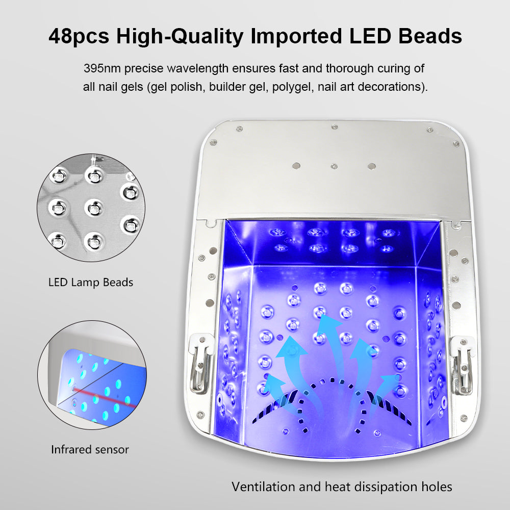 Pro UV & LED Nail Lamp White
