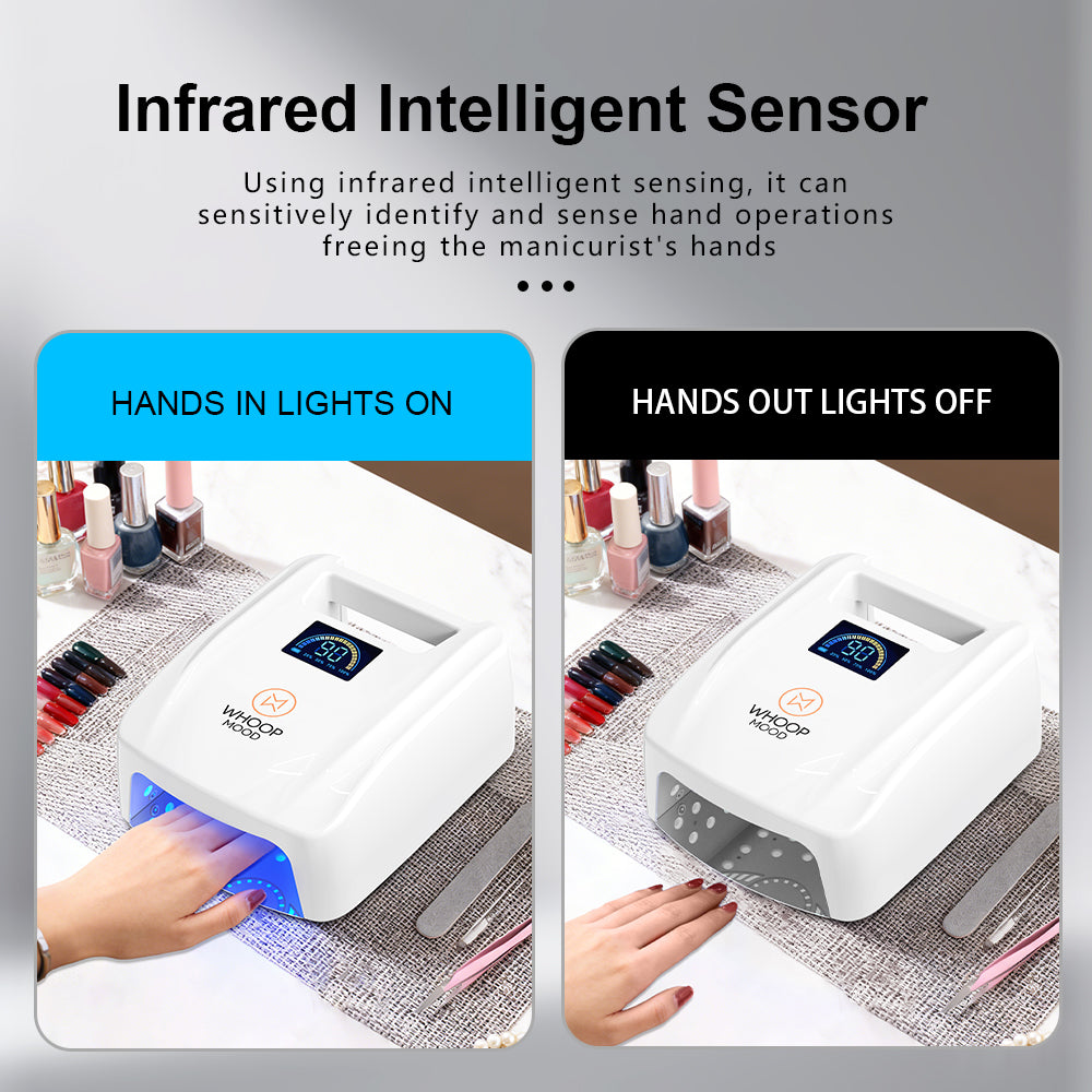 Pro UV & LED Nail Lamp White