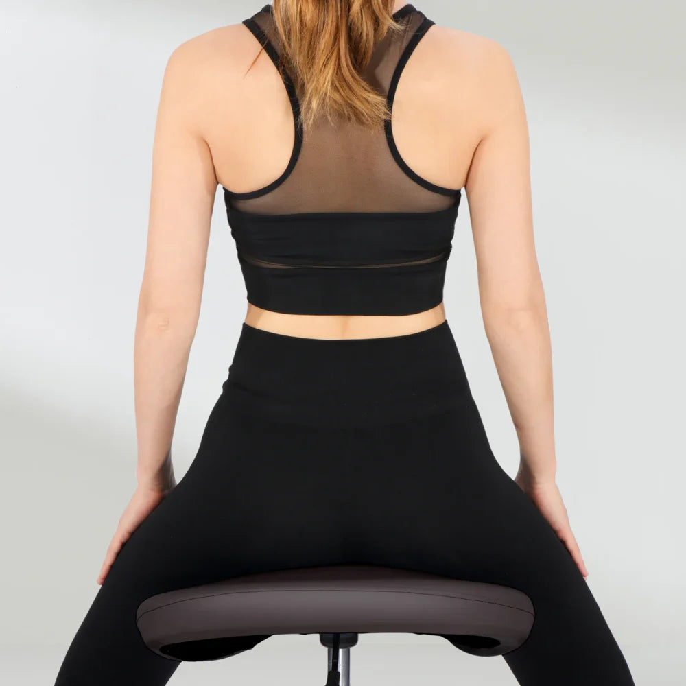 Master, Ergonomic Swivel Saddle Stool with Pneumatic Hydraulic Lift