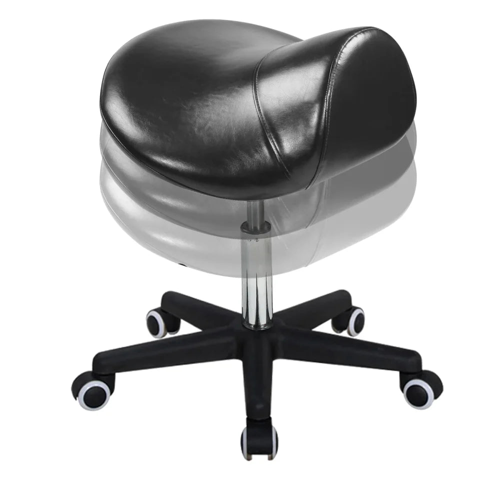 Master, Ergonomic Swivel Saddle Stool with Pneumatic Hydraulic Lift