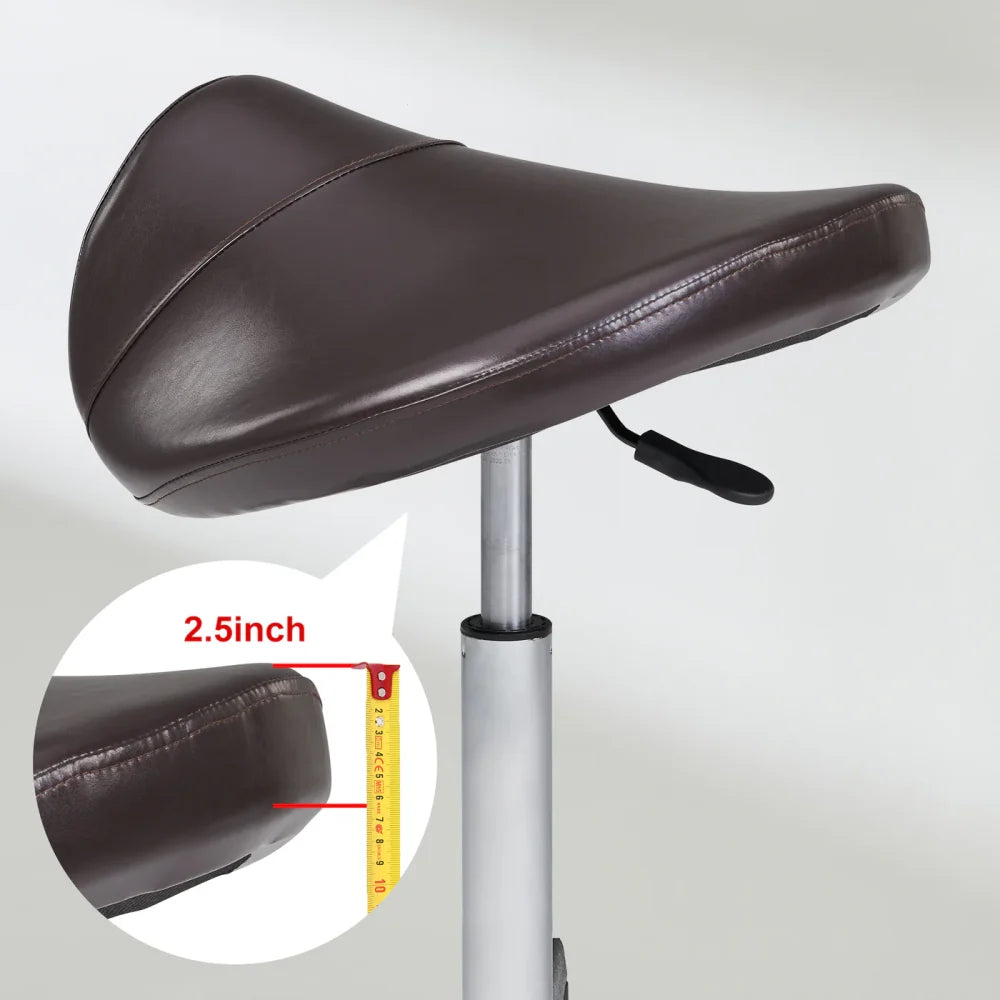 Master, Ergonomic Swivel Saddle Stool with Pneumatic Hydraulic Lift