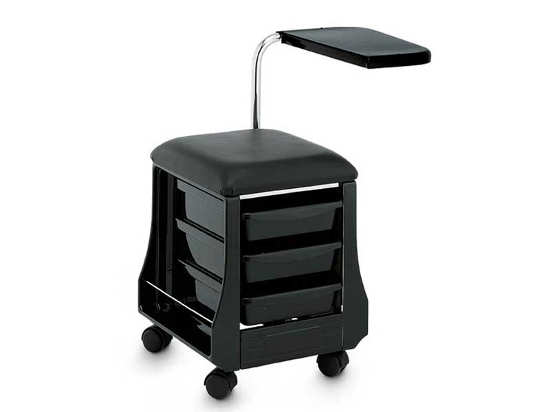 Mini Mani Manicure-Pedicure Stool Trolley on Wheels