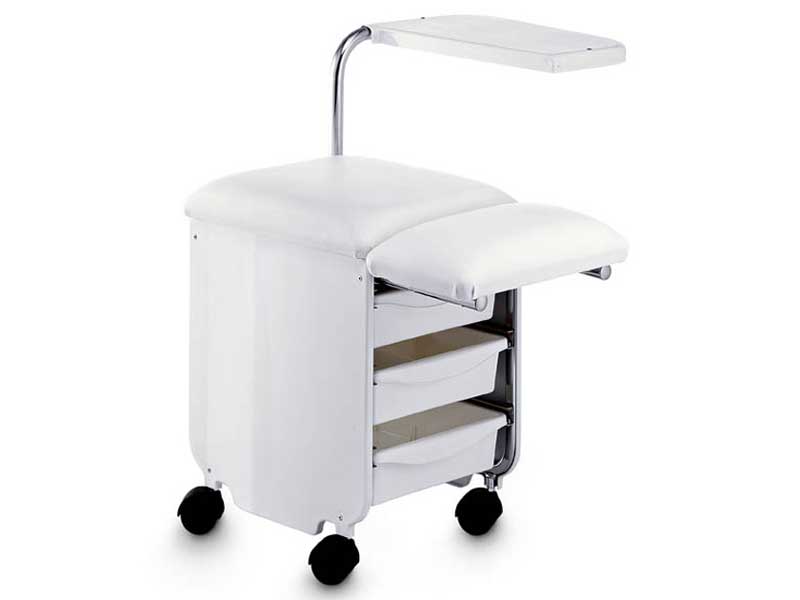 Pedi Service Manicure Pedicure Stool Trolley on Wheels
